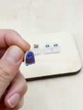 Ghostie Stud - Acrylic Halloween Earrings