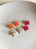 Lil Lily Hoop - In Bloom - Acrylic Earrings
