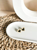 Harriet Heart Stud - Acrylic Earrings