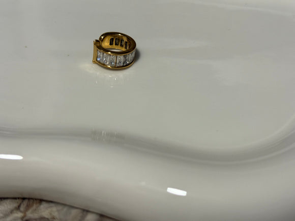 WS Bar Pave Ear Cuff