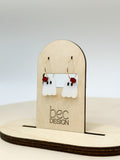Ghostie Hoop - Acrylic Earrings