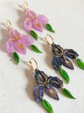 Iris Dangle - In Bloom - Acrylic Earrings