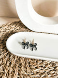 Betty Bow Hoop - Acrylic Earrings