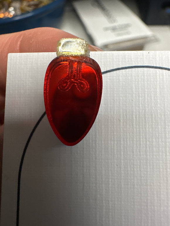 Christmas Bulb Stud
