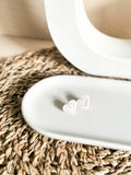 Harriet Heart Stud - Acrylic Earrings