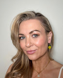 Lemon Hoops - Fresh Harvest - Acrylic Earrings