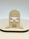 Ghostie Hoop - Acrylic Earrings