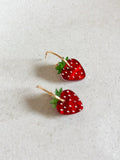 Strawberry Hoop - Fresh Harvest - Acrylic Earrings