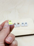 Ghostie Stud - Acrylic Halloween Earrings