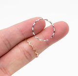 Wave Ring Adjustable Gold/Silver Ring