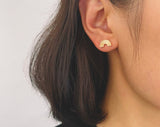 Rainbow Stud - Gold Earrings