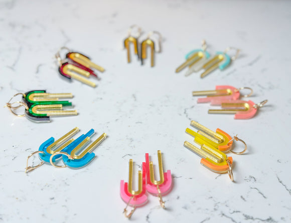 Amelia 2.0 Arch Hoop - Something Special - Acrylic Earrings