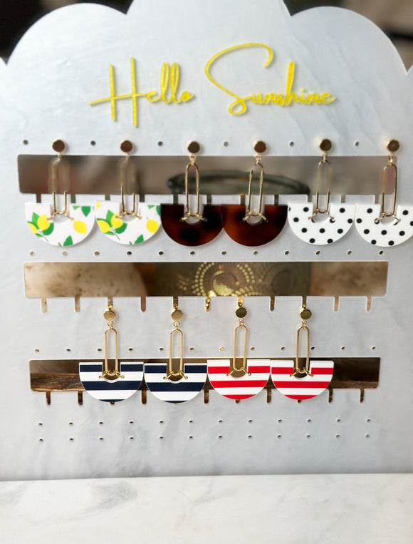 Saylor Dangle - Prints & Patterns - Acrylic Earring