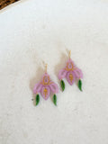 Iris Dangle - In Bloom - Acrylic Earrings