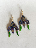 Iris Dangle - In Bloom - Acrylic Earrings