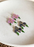 Iris Dangle - In Bloom - Acrylic Earrings