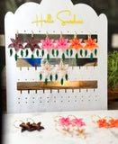 Lil Lily Hoop - In Bloom - Acrylic Earrings