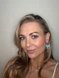 Betty Bow Hoop - Acrylic Earrings