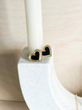 Harriet Heart Stud - Acrylic Earrings