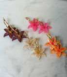 Lil Lily Hoop - In Bloom - Acrylic Earrings