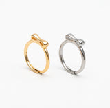 Bow Knot Ring - Gold/Silver Adjustable Ring