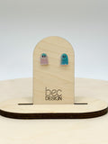 Ghostie Stud - Acrylic Halloween Earrings