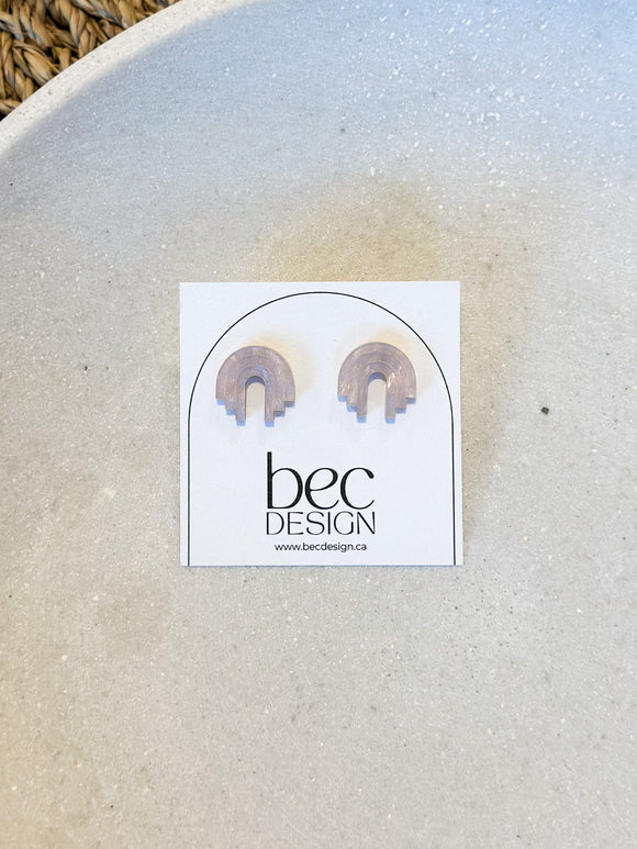 Amelia Arch Stud - Something Special - Acrylic Earrings