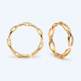 Isabel Ring- Adjustable Gold Silver Ring