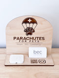 REPLACEMENT BASE -Wisepad 3 Flat Tap - QR Code - Business Card Holder