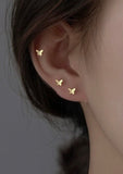Mini Butterfly Stud - Gold / Silver Earrings