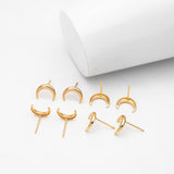 Elara Stud - Gold / Silver Earrings