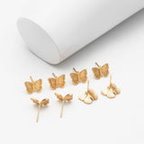 Butterfly Stud - Gold / Silver Earrings