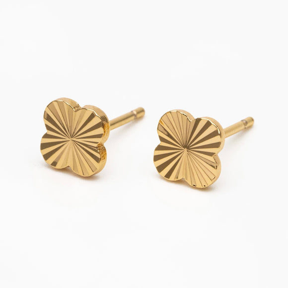 Chloe Gold Stud - Gold Earrings