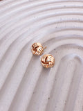 Knot Stud - Gold Earrings