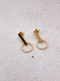Lola - Gold Silver Dangle Earrings