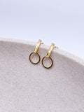 Lola - Gold Silver Dangle Earrings