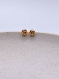 Knot Stud - Gold Earrings