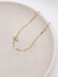 Kara Paperclip Chain- Gold/Silver Layering Necklace
