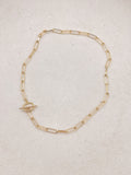 Kara Paperclip Chain- Gold/Silver Layering Necklace