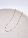 Bailey Bead Chain- Gold / Silver Layering Necklace