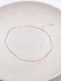 Vanessa Box Chain - Gold Layering Necklace