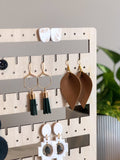 Free-Standing Wood Earring Organizer