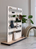Free-Standing Wood Earring Organizer