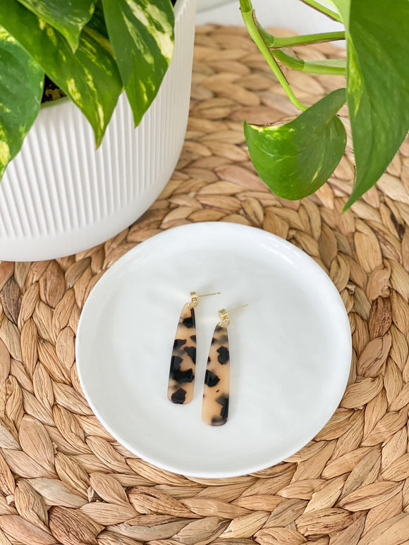 CLEAROUT Cara - Tortoise Earrings