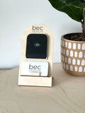 Mini Payment Stand - Branded Square/Shopify Wisepad 3 Upright Tap - QR Code - Business Card Holder