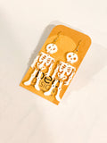Skelly Dangle - Acrylic Skeleton Halloween Earrings