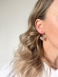 Bestie Hoop - Everyday Acrylic Heart Earrings