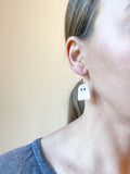 Ghostie Hoop - Acrylic Earrings