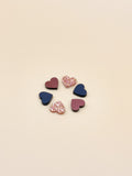 Heart Stud - Acrylic Stud Earrings