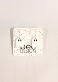 Ghostie Hoop - Acrylic Earrings